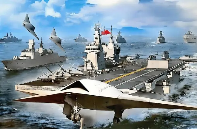 076型两栖攻击舰_无人机航母_舰载防空导弹系统