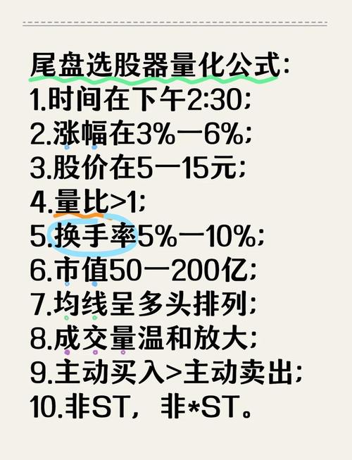 尾盘30分钟选股技巧_尾盘选股公式源码_尾盘30分钟选股公式