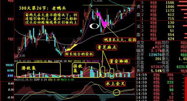 股票老鸭头形态图解（股票倒挂老鸭头形态图解）