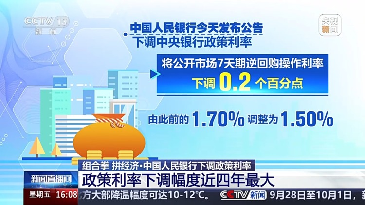 央行释放1万亿元流动性支持实体经济_中国人民银行降准降息_人民银行决定下调存贷款基准利率并降低存款准备金率
