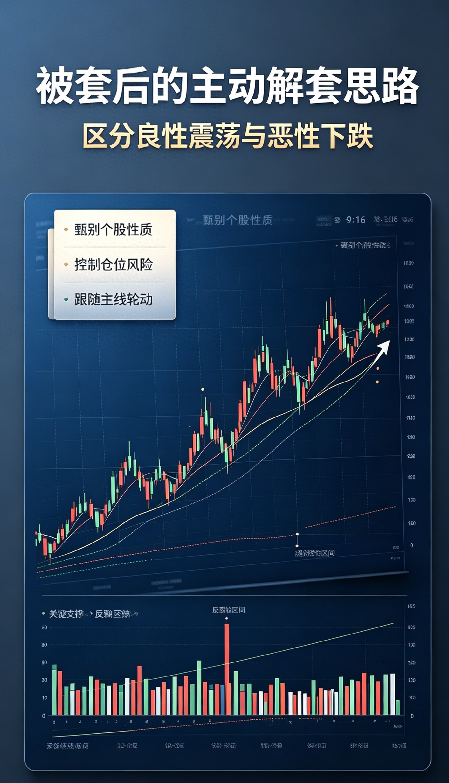 股票被套别死扛!2026年解套新思路:分清良性震荡,仓位动态管理