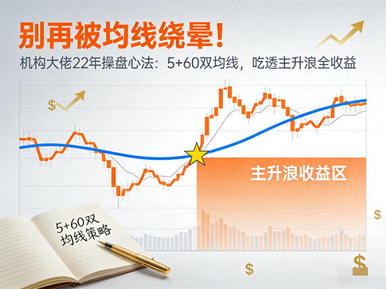 什么是均线节点？看懂5日和60日线，抓主升浪就靠这两个